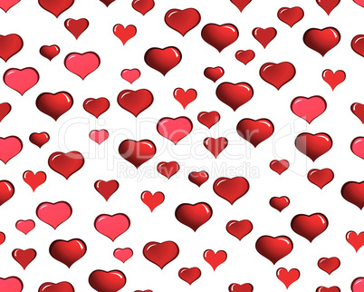 valentine hearts seamless background