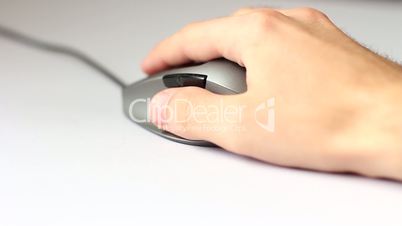 Using a computer mouse HD.