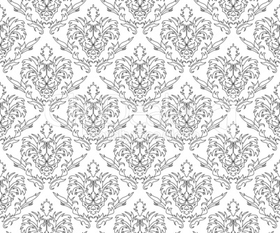 seamless damask pattern