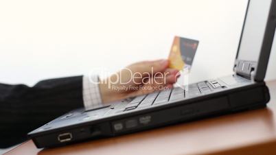 Using Credit card for shopping internet shop