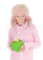 Beutiful woman in pink