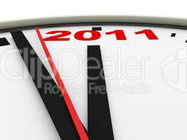 New Year's clock