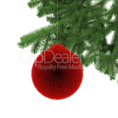 Color christmas ball