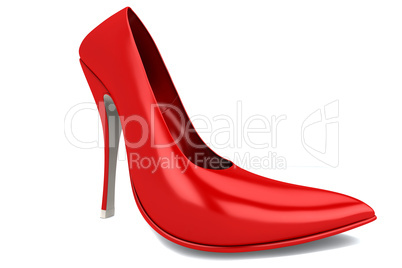 Red women's shoe