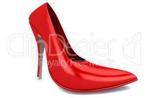 Red women's shoe