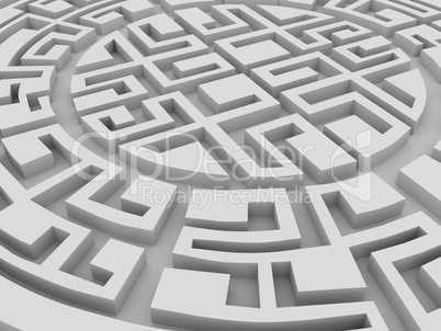 Round labyrinth