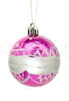 Christmas single pink decoration ball