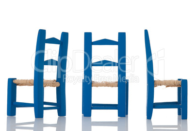 Dark blue children's chair