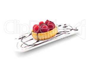 Tortelett mit Himbeeren / cake with raspberry