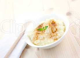 Milchreis mit Zimt / rice pudding with cinnamon
