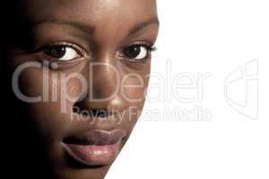 Attractive black girl