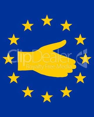 Europäischer Handschlag