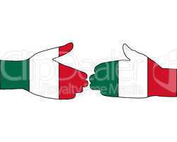 Mexikanischer Handschlag
