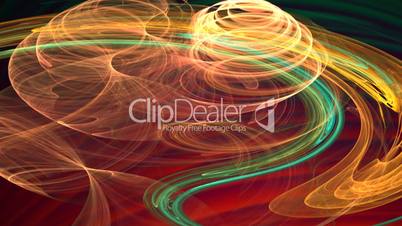 green and orange spirals motion bg d4235