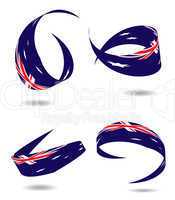 Australien flag ribbon