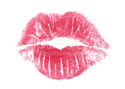 Lipstick Kiss - Photo Object