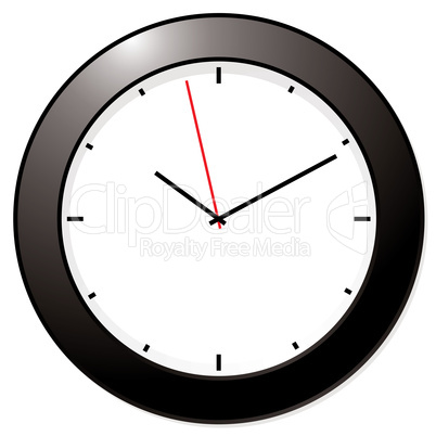 modern mono clock