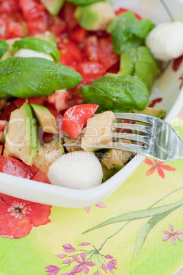 Multicolored salad