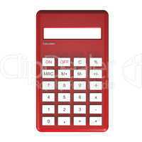 Red calculator