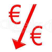 Falling Euro Currecny