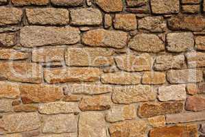 Rock stone wall