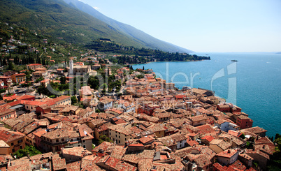 Tiled roofs of Malcesine