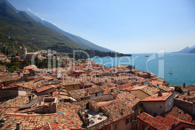 Tiled roofs of Malcesine