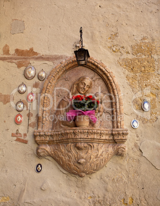 Shrine to Mary and Jesus