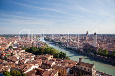 Aerial view of Verona