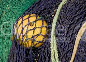 Fishing nets close-up