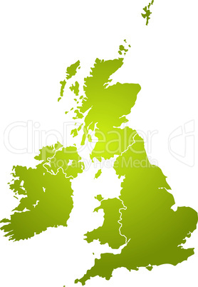 uk map green