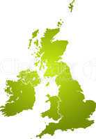 uk map green