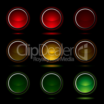 traffic light buttons