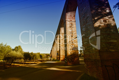 Ancient Aqueduct in Lucca, Italy