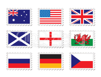 stamp flag