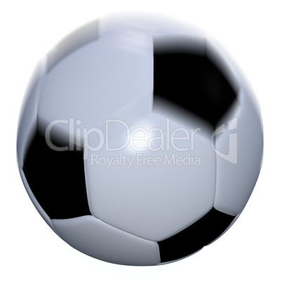 soccer ball at speed