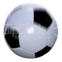 soccer ball at speed