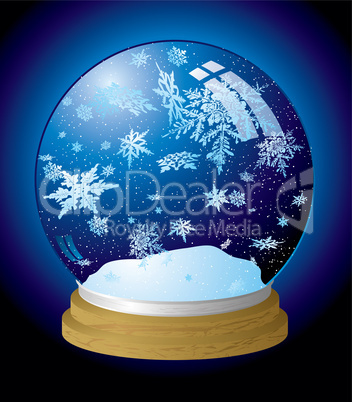 snow globe flake