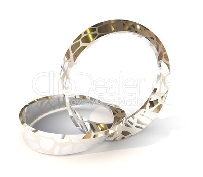 silver wedding rings