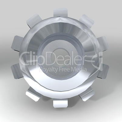 silver bevel gear