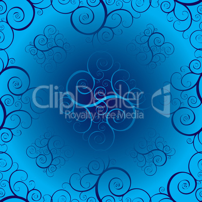 seamless twisted blue