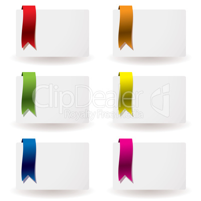 ribbon business card