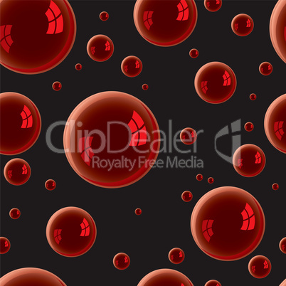 red water bubble background