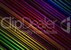 rainbow stripe metal diagonal