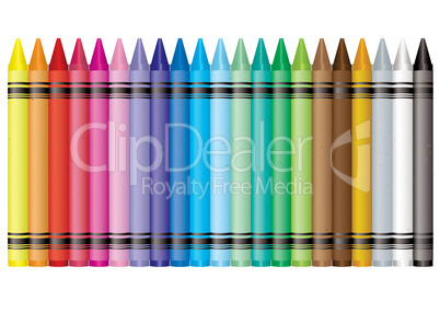 rainbow crayon