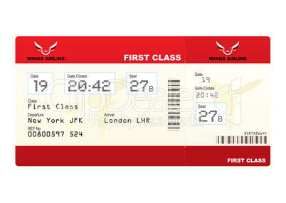 plane tickets first class