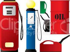 petrol pumps