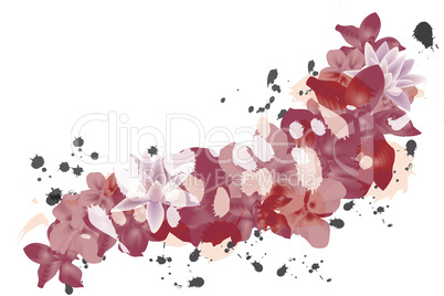 petal background red