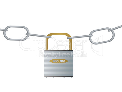 padlock and chain