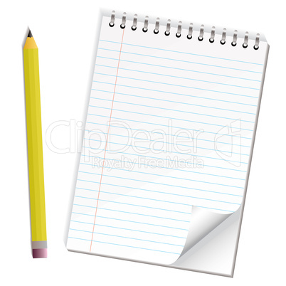 note paper pencil note paper pencil